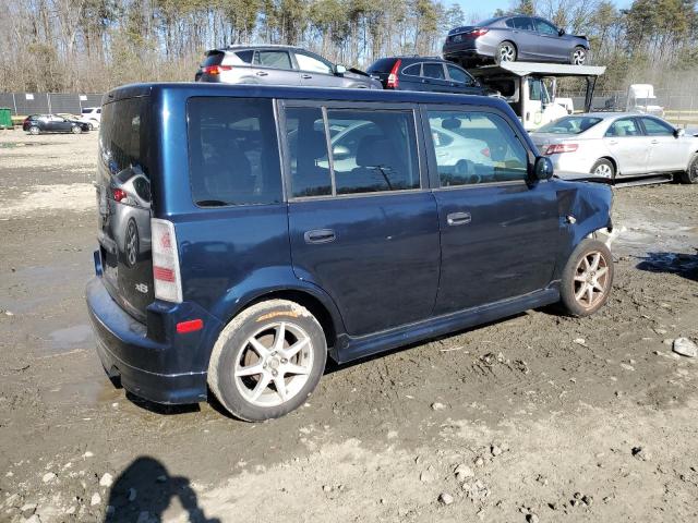 JTLKT324X54007480 - 2005 TOYOTA SCION XB BLUE photo 3