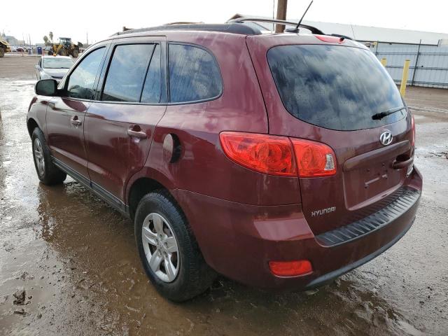 5NMSG13DX9H287983 - 2009 HYUNDAI SANTA FE GLS BURGUNDY photo 2