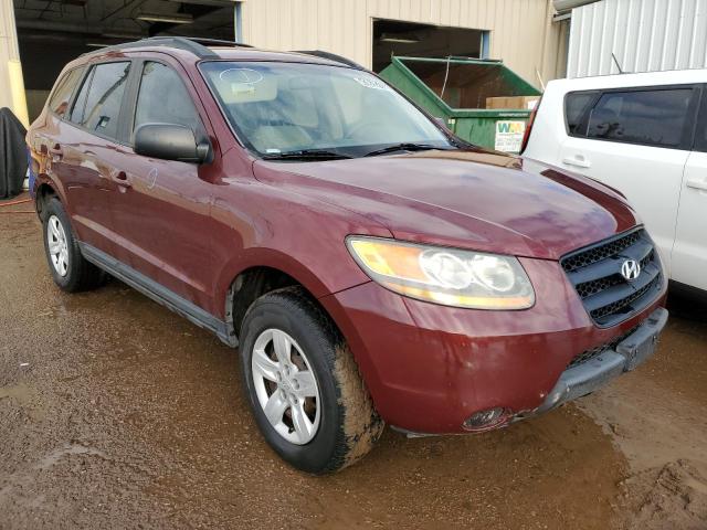 5NMSG13DX9H287983 - 2009 HYUNDAI SANTA FE GLS BURGUNDY photo 4