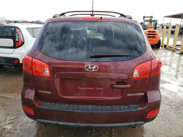 5NMSG13DX9H287983 - 2009 HYUNDAI SANTA FE GLS BURGUNDY photo 6