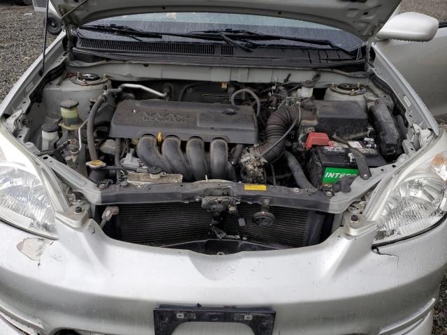 2T1KR32E43C018066 - 2003 TOYOTA COROLLA MA XR SILVER photo 11