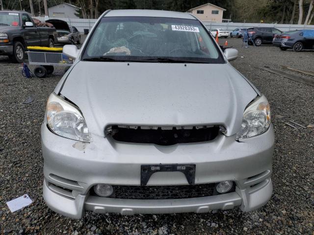 2T1KR32E43C018066 - 2003 TOYOTA COROLLA MA XR SILVER photo 5