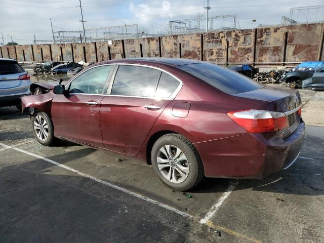 1HGCR2F32FA035918 - 2015 HONDA ACCORD LX BURGUNDY photo 2