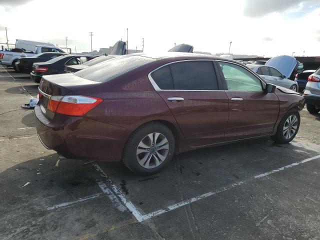 1HGCR2F32FA035918 - 2015 HONDA ACCORD LX BURGUNDY photo 3