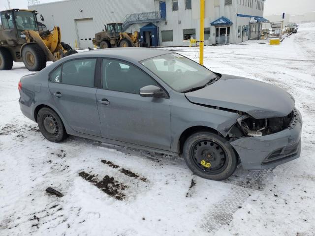 3VW2K7AJ0FM257391 - 2015 VOLKSWAGEN JETTA BASE GRAY photo 4