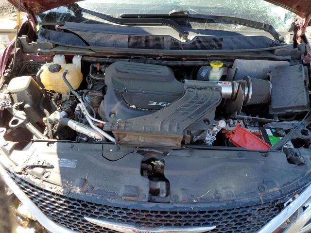 2C4RC1BGXHR638532 - 2017 CHRYSLER PACIFICA TOURING L ბურგუნდია ფოტო 11