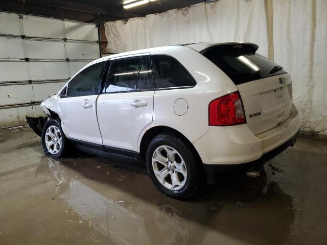 2FMDK4JC3DBC61411 - 2013 FORD EDGE SEL WHITE photo 2