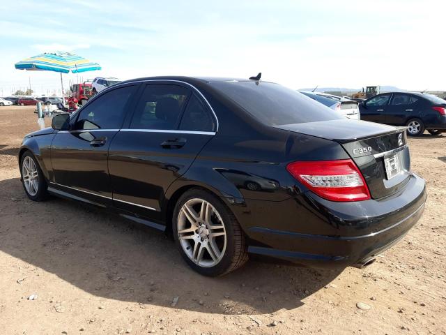 WDDGF56X08F035974 - 2008 MERCEDES-BENZ C 350 BLACK photo 2