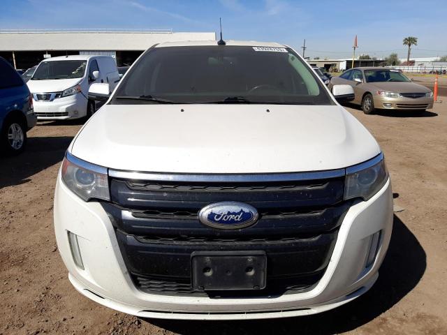 2FMDK4AK5DBC78265 - 2013 FORD EDGE SPORT WHITE photo 5