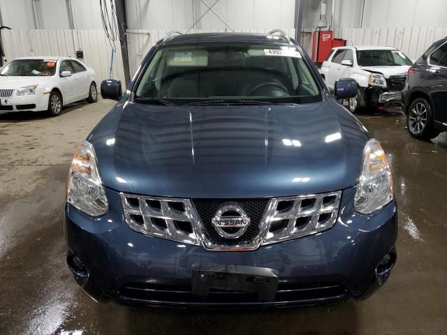 JN8AS5MV0DW659432 - 2013 NISSAN ROGUE S BLUE photo 5