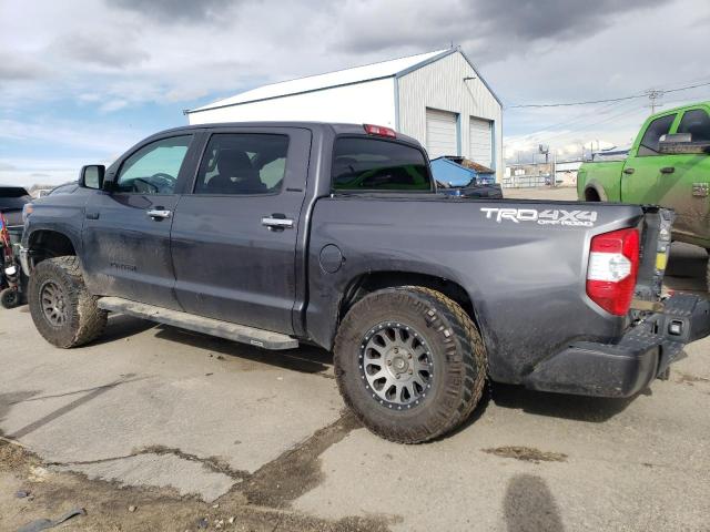 5TFHY5F16KX830470 - 2019 TOYOTA TUNDRA CREWMAX LIMITED GRAY photo 2