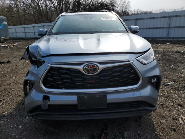 5TDGZRBH3LS033815 - 2020 TOYOTA HIGHLANDER XLE BLUE photo 5