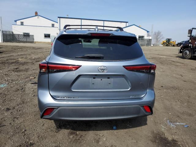 5TDGZRBH3LS033815 - 2020 TOYOTA HIGHLANDER XLE BLUE photo 6