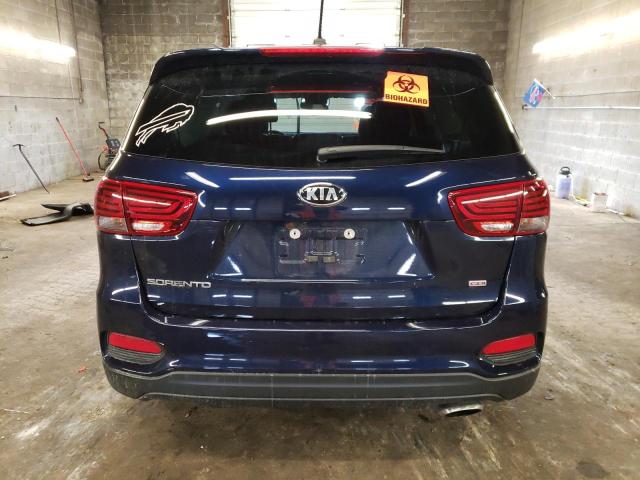 5XYPGDA39LG694874 - 2020 KIA SORENTO L BLUE photo 6