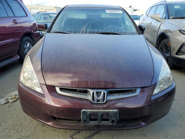 JHMCM56364C038271 - 2004 HONDA ACCORD LX BURGUNDY photo 5