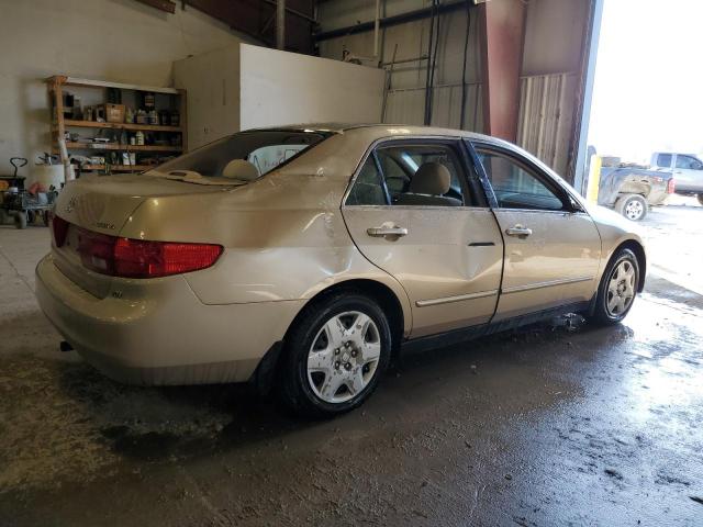 1HGCM66345A070982 - 2005 HONDA ACCORD LX BEIGE photo 3