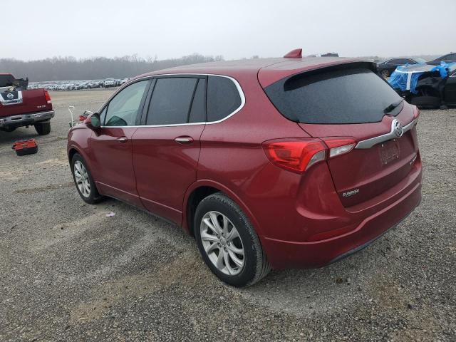 LRBFXBSA4KD003985 - 2019 BUICK ENVISION PREFERRED RED photo 2