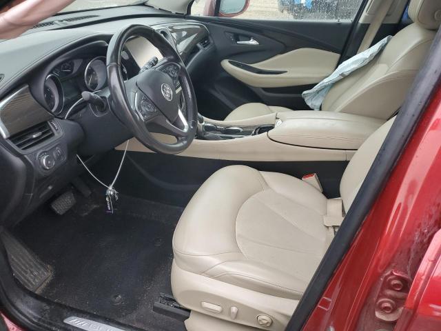LRBFXBSA4KD003985 - 2019 BUICK ENVISION PREFERRED RED photo 7