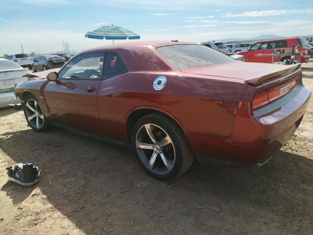 2C3CDYAG0EH224775 - 2014 DODGE CHALLENGER SXT RED photo 2