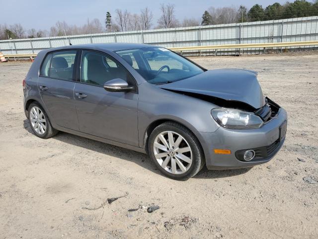 WVWDM7AJ8BW225806 - 2011 VOLKSWAGEN GOLF GRAY photo 4