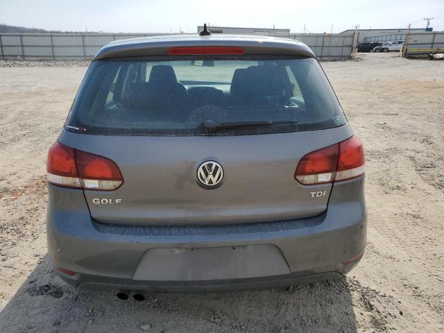 WVWDM7AJ8BW225806 - 2011 VOLKSWAGEN GOLF GRAY photo 6