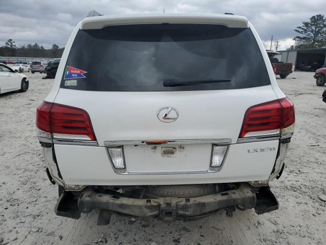 JTJHY7AX3E4153405 - 2014 LEXUS LX 570 WHITE photo 6