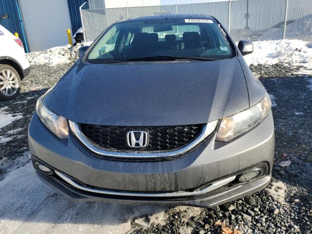 2HGFB2F58DH101938 - 2013 HONDA CIVIC LX GRAY photo 5