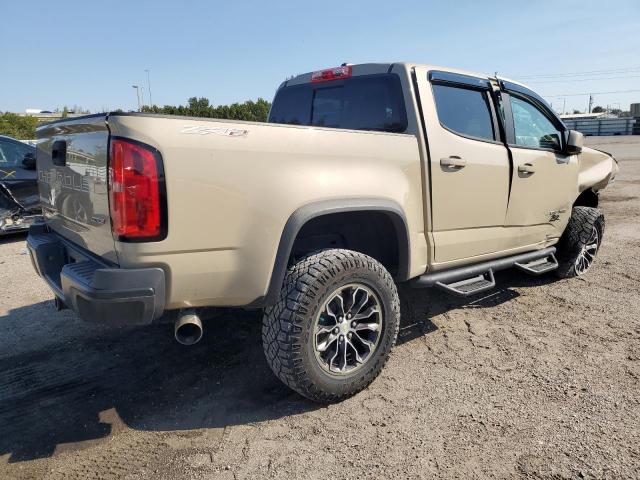 1GCGTEEN1M1175087 - 2021 CHEVROLET COLORADO ZR2 BEIGE photo 3