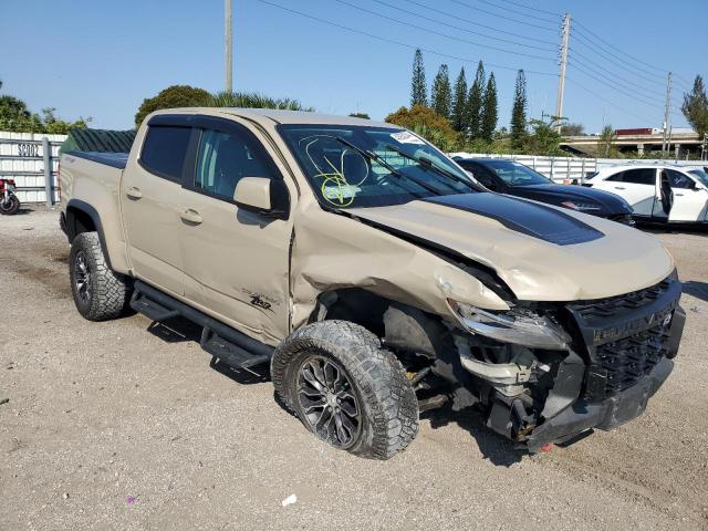 1GCGTEEN1M1175087 - 2021 CHEVROLET COLORADO ZR2 BEIGE photo 4