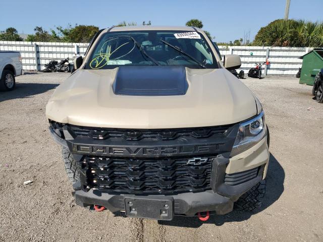 1GCGTEEN1M1175087 - 2021 CHEVROLET COLORADO ZR2 BEIGE photo 5