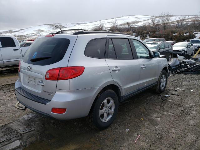 5NMSG73D48H205098 - 2008 HYUNDAI SANTA FE GLS SILVER photo 3