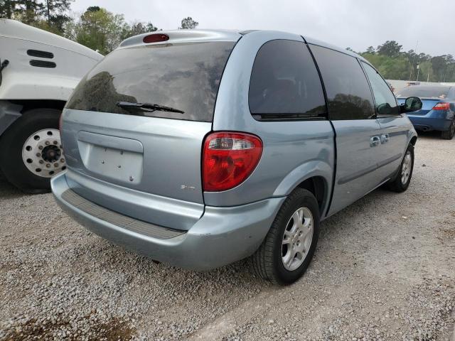 1D4GP45R74B512635 - 2004 DODGE CARAVAN SXT TURQUOISE photo 3