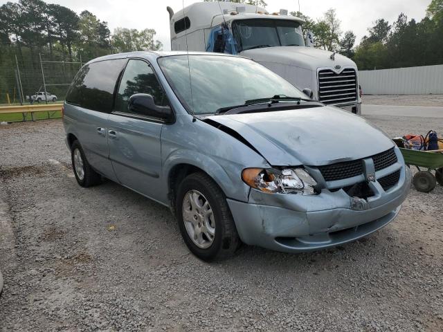 1D4GP45R74B512635 - 2004 DODGE CARAVAN SXT TURQUOISE photo 4