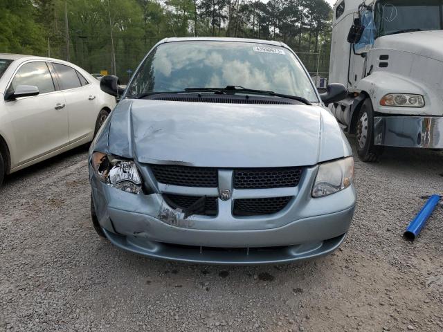 1D4GP45R74B512635 - 2004 DODGE CARAVAN SXT TURQUOISE photo 5