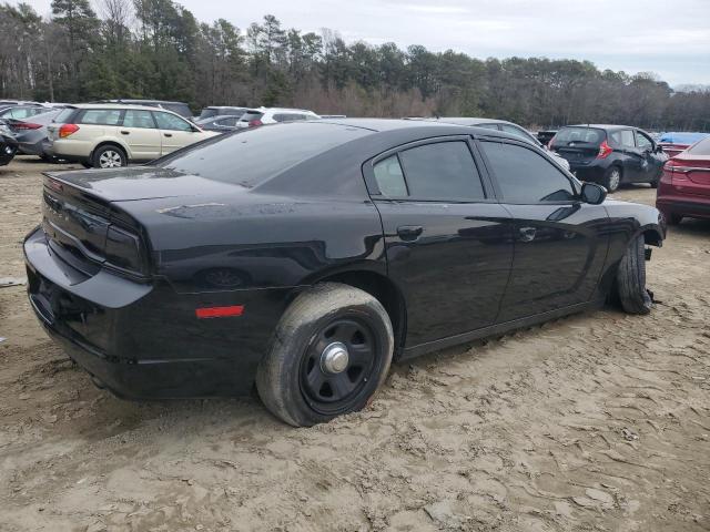 2C3CDXAT2EH358694 - 2014 DODGE CHARGER POLICE BLACK photo 3