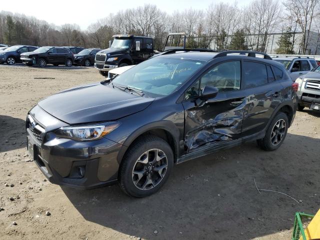 JF2GTACC4KH315973 - 2019 SUBARU CROSSTREK PREMIUM GRAY photo 1