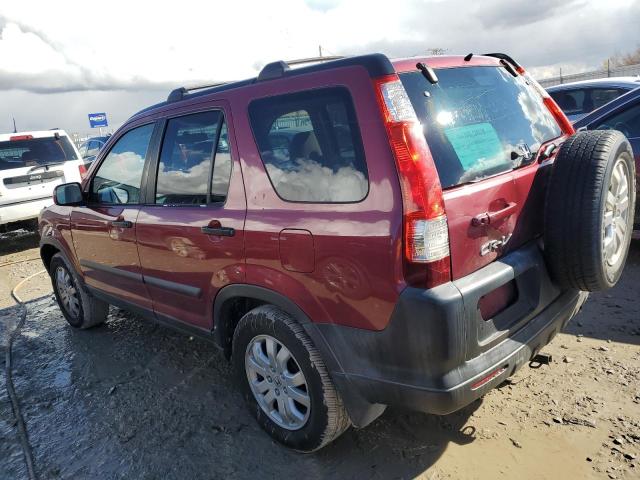 SHSRD78805U319480 - 2005 HONDA CR-V EX BURGUNDY photo 2