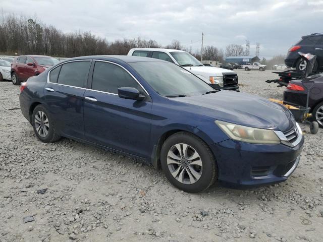 1HGCR2F36FA022363 - 2015 HONDA ACCORD LX BLUE photo 4