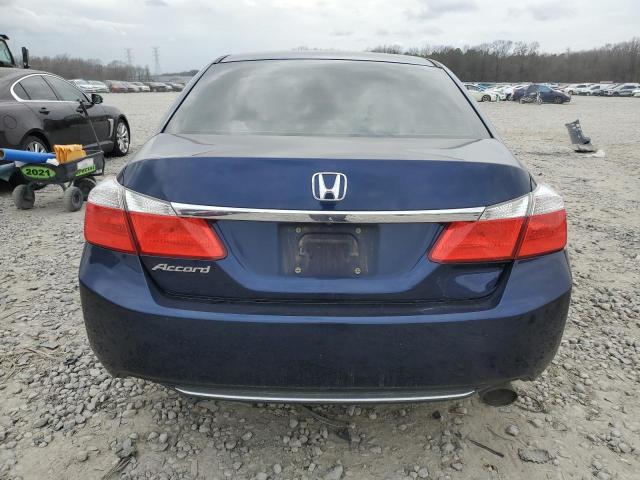 1HGCR2F36FA022363 - 2015 HONDA ACCORD LX BLUE photo 6