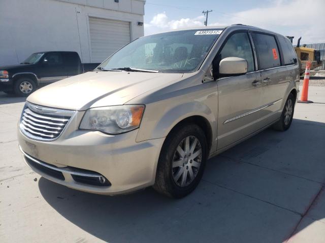 2C4RC1BG8ER383858 - 2014 CHRYSLER TOWN & COU TOURING 金色 照片 2