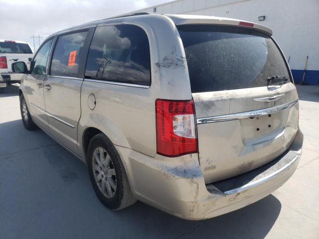 2C4RC1BG8ER383858 - 2014 CHRYSLER TOWN & COU TOURING 金色 照片 3