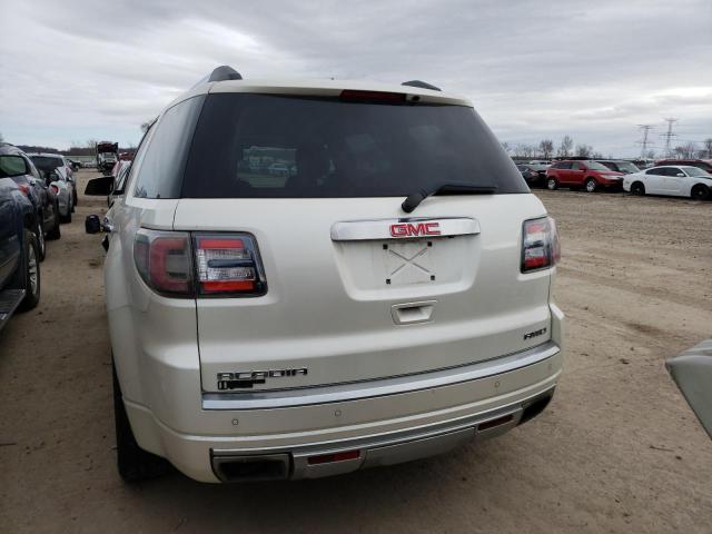 1GKKVTKD1EJ248615 - 2014 GMC ACADIA DENALI WHITE photo 6