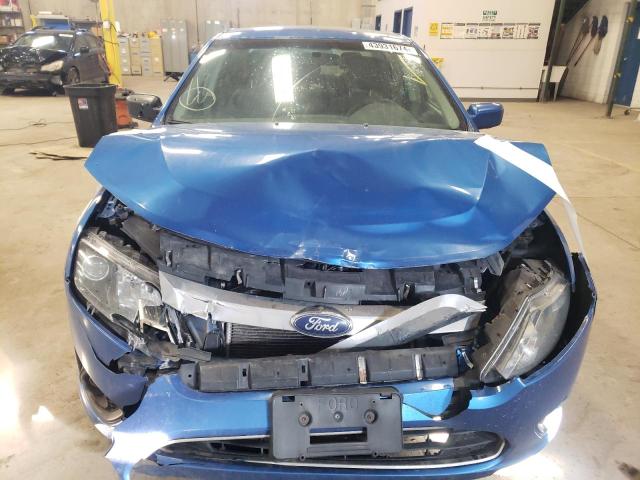 3FAHP0HAXCR417230 - 2012 FORD FUSION SE BLUE photo 5