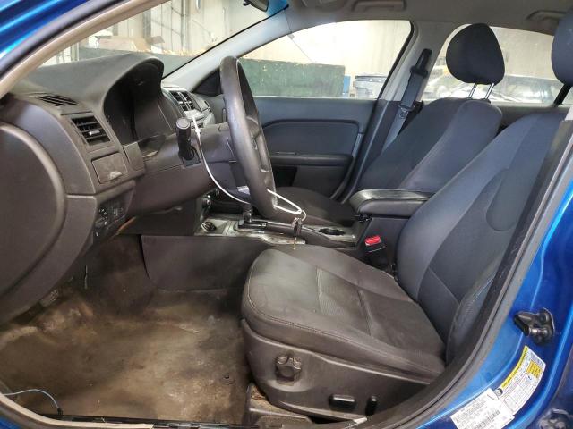 3FAHP0HAXCR417230 - 2012 FORD FUSION SE BLUE photo 7