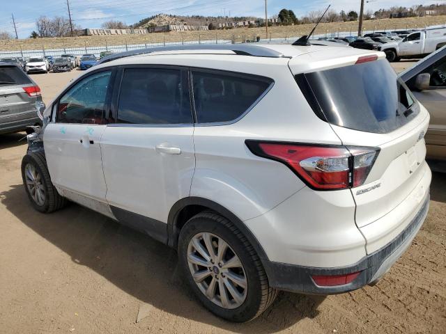 1FMCU9J98JUB85780 - 2018 FORD ESCAPE TITANIUM WHITE photo 2