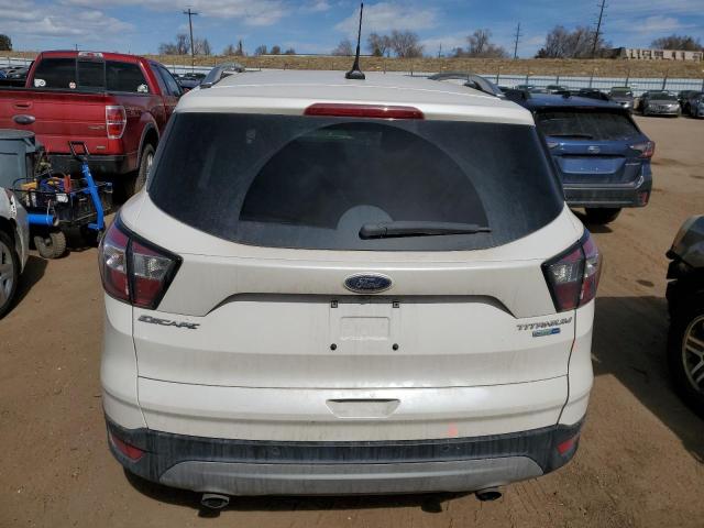 1FMCU9J98JUB85780 - 2018 FORD ESCAPE TITANIUM WHITE photo 6