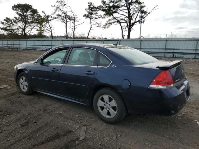 2G1WT57N791174822 - 2009 CHEVROLET IMPALA 1LT BLUE photo 2