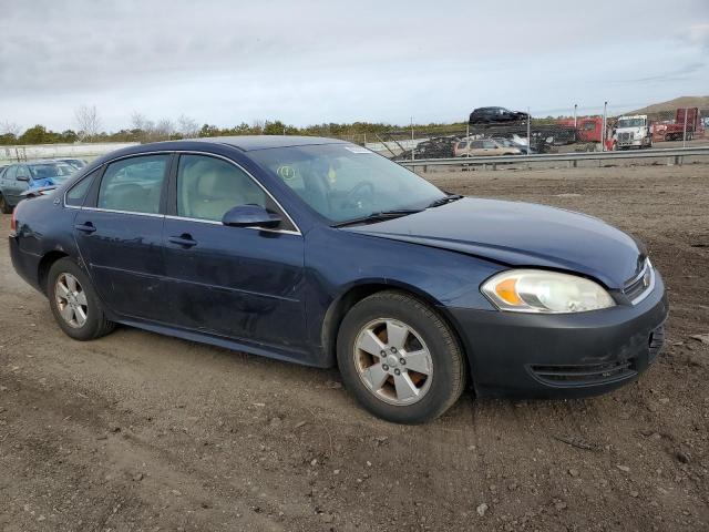 2G1WT57N791174822 - 2009 CHEVROLET IMPALA 1LT BLUE photo 4