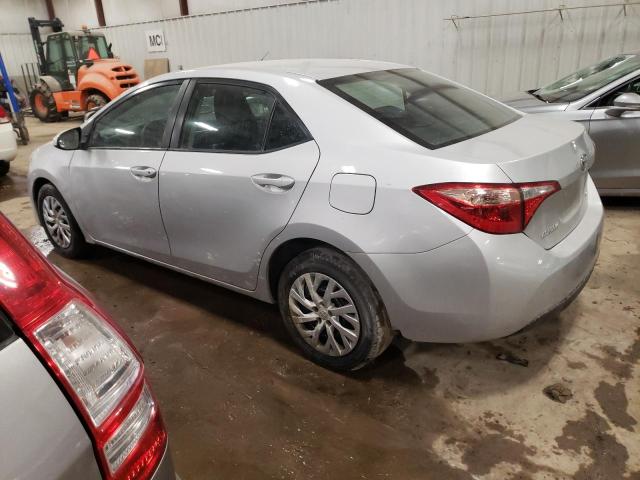 5YFBURHE8HP729480 - 2017 TOYOTA COROLLA L SILVER photo 2