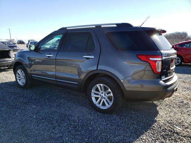 1FM5K8D88FGA83705 - 2015 FORD EXPLORER XLT GRAY photo 2